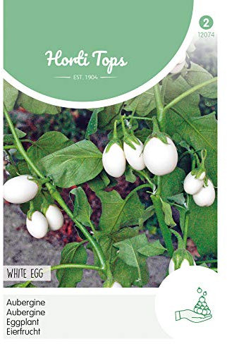 Hortitops 12074 Huevo Huevos blancos (semillas de berenjena)
