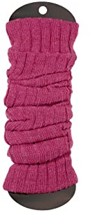 ATEENA Calentadores Largas de Punto de Lana Para Mujeres y Niñas, Puños de Tobillo, Calcetines Altos Hasta la Rodilla sin Pies, Circunferencia Máx de Pantorrillas 40cm, de largo 60cm, Baya