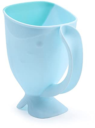 JAWSEU Baby Bad Wasserfall Rinser, Kinder Haarwaschbecher Badebecher, Baby Bad Rinser Cute Cartoon Dusche Spülbecher, Shampoo Rinser Haarwaschhilfe für Babys