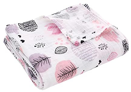 Miracle Baby muslin blanket swaddle Cotton Summer 110x150cm for Boys Girls