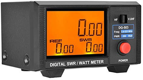 DG‑503 wattmètre LCD Numérique 3,5 SWR 1,6‑60 MHz/125‑525 MHz pour Radios Bidirectionnelles