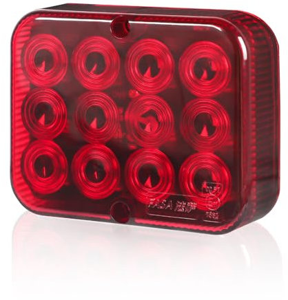 Qiping LED Trailer Rear Fog Lights 12V,Waterproof Trailer Light Board Fog Light Universal for Trailer Truck Caravan