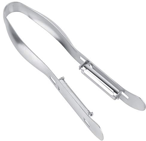 Pelador de Espárragos de Acero Inoxidable Macizo, Removedor de Verduras, Pepino para Espárragos, Zanahorias, Chirivías