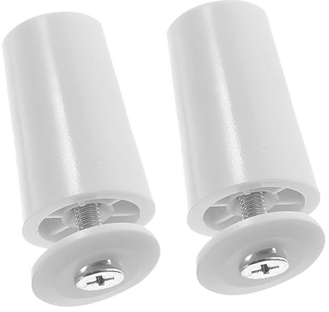 TOPBATHY 2pcs Roller Shutters Buffer Plastic Stoppers Curtain Blind Replacement Parts White for Window Fasteners Home Use