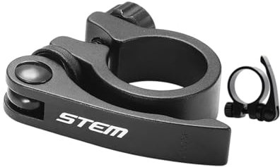 IPNSDON 2 abrazaderas de tija de sillín para bicicletas, abrazaderas de tija de sillín con cierre rápido, abrazaderas de tija de sillín de aluminio