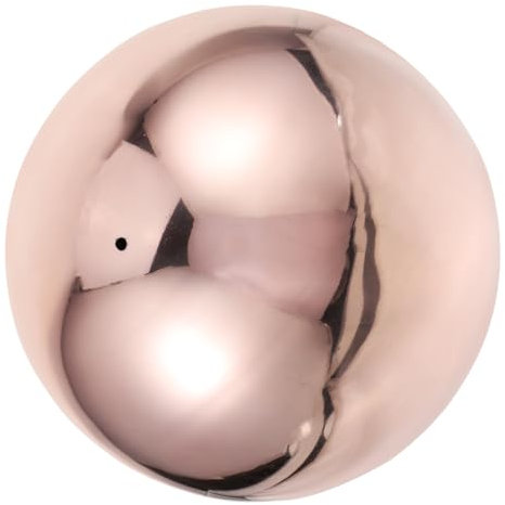 OFFSCH Sfera Specchiata in Acciaio Inossidabile Sfera Cava Riflettente Ornamento Per Giardino Decorazione Esterna Design Elegante