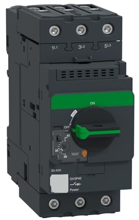 WTKYNULE Interruttore Automatico di Protezione Motore Anti-sovraccarico a manopola Magnetica Singola con Magnete Termico Serie GV3(GV1G09)