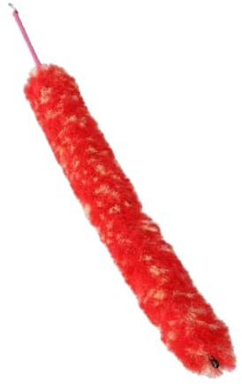 GOOHOCHY Flötenreinigungsbürste für Effektive Reinigung in Rot aus Nylon Langlebig und Formbeständig der Querflöte zu Hause und Unterwegs