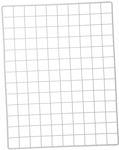 Levemolo Panel de Rejilla Metálica de Hierro Blanco Diseño Práctico y Creativo para Colgar Fotos, Soporte Decorativo Resistente para Pared del Hogar y Ventanas
