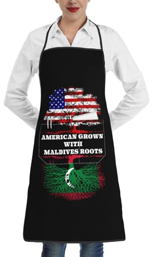 Grembiule American Grow Maldives Roots Con Nastri Lunghi Grembiuli Robusto Grembiuli Industriali Per Party Grigliata Barbecue