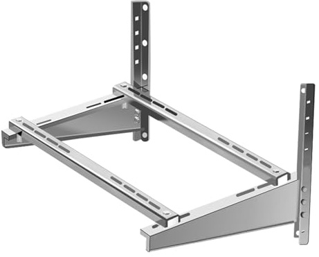 Soporte Universal Para Aire Acondicionado, Soporte De Pared De Acero Inoxidable Para Condensador De Aire Acondicionado Con Almohadillas Antivibración(9000-18000 BTU)