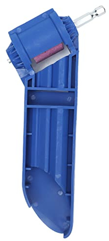 Macchina per affilare punte da trapano, 2,0-12,5 mm corindone marrone strumento di rettifica regolabile per punte da ferro da stiro (blu)