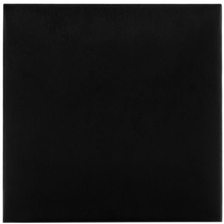 DecoNest Wandkissen, Wandpolsterung, Wanddekoration, Bettkopfteil, 3D-gepolstertes Wandpaneel 30 x 30 cm Schwarz