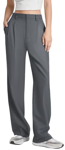 Pantalon Femme Fluide Hiver Pantalon Habilles Femme Coton Pas Cher Grande Taille Pantalon Femme Chic Taille Haute Confortable Casual Soirée Mariage Sweatpants