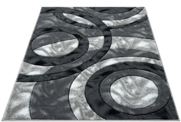 Fit Even Runner Rug – Washable Hallway Carpet Runners, Non-Slip Floor Mats for Kitchen, Living Room, Corridor, Entryway, Door Entrances (Grey, 80cm x 150cm)