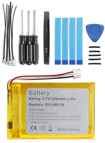 533-000130 503450 Li-Po Battery for Logitech G403 G703 Gaming Mouse 3.7V | Compatible with Logitech G900 G903, Prodigy RGB Wireless Mouse, JST Plug,Rechargeable, complete repair toolkit included