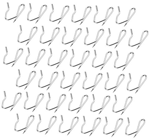RORPOIR 58stücke -vorhanghaken Zum Anstecken Rostfrei Gardinenhaken Für Vorhänge Gardinenhakenstift Gardinenhakenzubehör