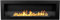 Divina Fire Livorno 120 - Chimenea de bioetanol para empotrar en la pared, 120 x 40 cm, color negro