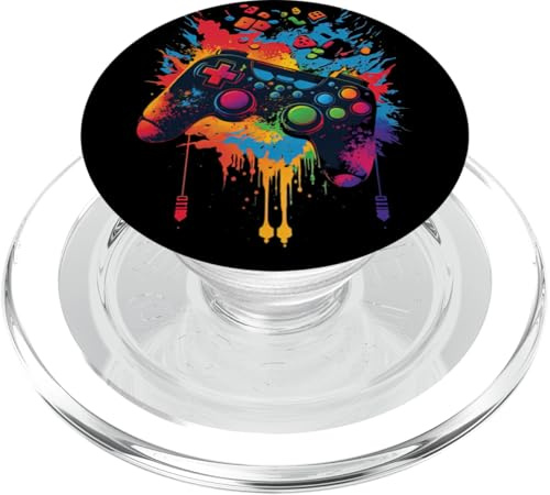 Gamer Zocker Gaming Grafik Jungen Teenager Jungs Videospiele PopSockets PopGrip für MagSafe