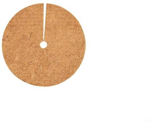 Mulching Made Easy Pack of 4 Coconut Fiber Discs to Shield Your Plants from Weeds & Dryness (45CM)