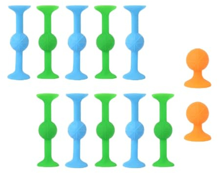 CHUNLINLAODA 12pcs Juego de Dardos Ventosa Juego de Dardos de Lechón de Silicona Juego de Dardos Pop Sucker para Interacción Familiar Regalo de Cumpleaños Juguete para Aliviar Estrés