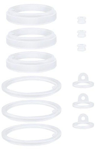 3/4 Stück Wasserflaschendeckel-Ersatzdichtung 61 cm, 81 cm, 100 ml, 1,8 l, 1,8 l, 1,8 l Wasserflaschen, Silikon-Dichtung