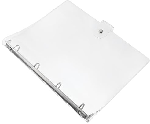 BCOATH Copertina per Quaderno in Plastica Trasparente Custodia Raccoglitore Antiscivolo Leggera per Diario Mobili Protezione Resistente e Pratica per Ufficio e Scuola
