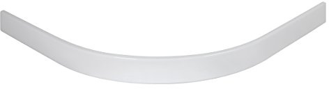 Schulte Duschwannen-Schürze 90x90 cm, rund extra-flach, Höhe 11 cm, Radius 550 mm, Sanitär-Acryl alpin-weiß