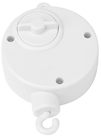 Boîte à Musique Électrique Rotative Musical Boîte enfants Lit Suspendu Cloche Électrique avec Doux Chansons Mouvement Literie Jouet Sommeil