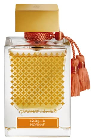 RASASI Qasamat Morhaf Unisex EDP - 65 ML (2.1 oz) |Damask Rose & Geranium on a Oriental Bed of Precious Woods | Royal & Luxurious Perfumes