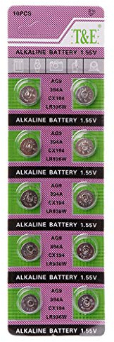 hero-s Lot de 10 piles bouton LR936 non rechargeables 1,55 V pour montres, horloges, appareils électroniques, pile bouton CR2032 en vrac