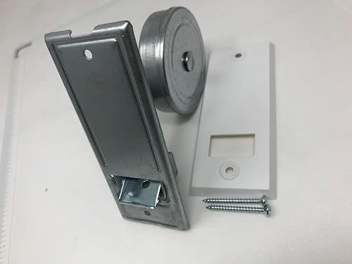 Avvolgitore per tapparelle a incasso, 105 mm, distanza tra i fori – dalla Germania – con apertura avvolgitore – senza cinghia – adatto per tapparelle da 23 mm – Avvolgitore avvolgibile con copertura