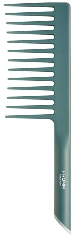 Fromm Professional Curl Studio Shower Detangler 9 Wide Tooth Comb for Detangling Wet, Curly, Kinky, Coily, Textured Hair with Ergonomic Handle