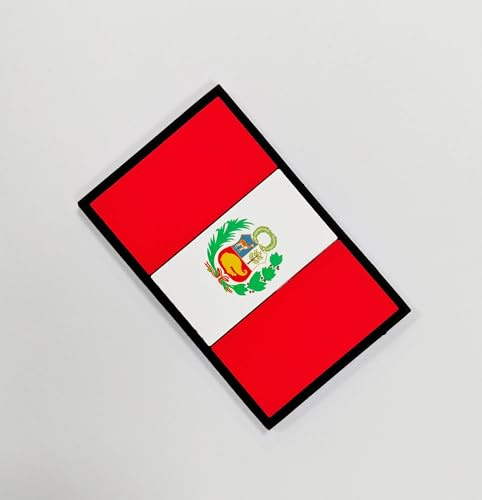 Peru militär PVC-lapp för taktisk ryggsäck, crossträningslappar för militära ryggsäckar, gymtillbehör designade för ryggsäckar och väst (Peru)