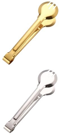 Pince à Grillade 2pcs Pince Cuisine Inox Pincette de Cuisine Acier Inoxydable Pince de Service Professionnel Pince Alimentaire Pince à Barbecue Pince de Cuisson pour Cuisiner Griller Cuire