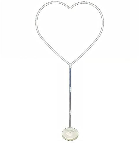 Support pour arche de ballons, 30 x 23 x 6 cm, cadre en forme de cœur, support de pilier, décoration pour mariage, anniversaire, fête prénatale