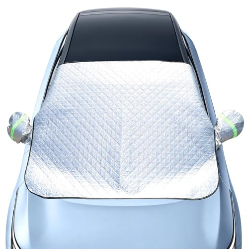 Sombrilla para coche, cubierta para parabrisas, parabrisas magnético, cubierta para parabrisas, cubierta antiescarcha para lunas, protección contra el hielo y el sol, apta para la mayoría de vehículos