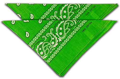 fashionchimp Nicki-Halstuch aus 100% Baumwolle im 2er Set, Unisex Bandana, AZO-Frei