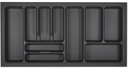 SOTOOLS KÖNIG Besteckeinsatz I, Oriongrau, 100er Korpus | Für Korpusbreiten 300–1200 mm, SO-Box, Blum Tandembox, ModernBox, Maße 919 x 473 mm.