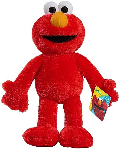 Just Play Sesame Street Big Hugs 18-inch Large Plush Elmo Doll, Soft and Cuddly, Red, Pretend Play, Kids Toys for Ages 18 Month by
