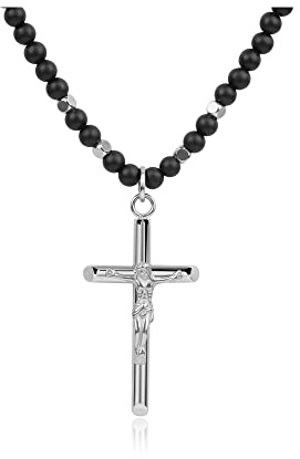 GAVU Perlenketten mit Jesus Kreuz