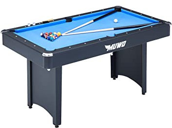 MUWO Winner Billardtisch 153x84x79 cm (Blau)