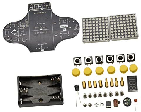 Tofficu DIY-spielkonsolen-kit Retro-Elektronik Lernen Mit Hd Lötübungskitusb-stromversorgung Snake Racing Mehr Spaß Einfache Montage