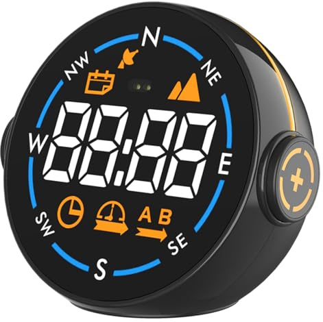 Shkalacar H600G Digitaler Auto Tachometer Head-Up-Display mit GPS | Digitalanzeige Geschwindigkeit, Höhenmesser