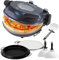 Sommertal PizzaProfi - Forno Elettrico Con Piastra in Pietra da 32 Cm, 3 Minuti per Pizza, Fino a 400 °C - Set da 5 Pezzi Con Inserto per Padella, 2 Pale, Sarta