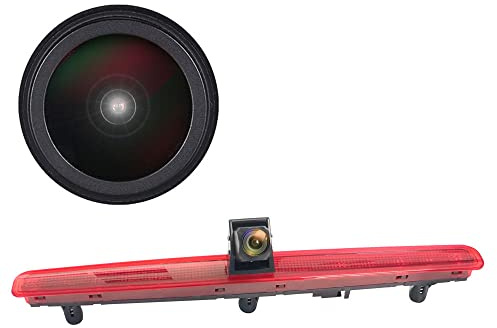 Super HD Auto Dach Bremsleuchte Rückfahrkamera Transporter Rückfahrkamera Ersatz für VW Multivan T5 V 5 Van California 7EF 7EM 7EN 7HF 7HM 7HN/ Caravelle V Bus Kasten 7EB 7EJ 7HB 7HJ 7EA 7EH 7HA 7HH