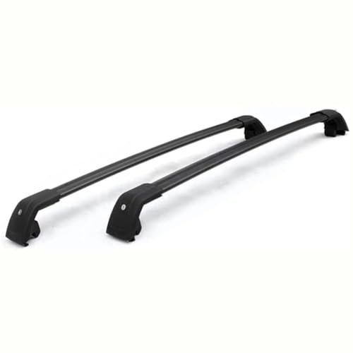 2 Stück Auto Dachträger für Su-zuki Grand Vitara 2005-2020, Dachgepäckträger Kreuzschienen Querträger Lastenträger Dach Querstange Dachreling Querbalken Zubehör,A/Black