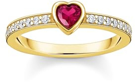 Thomas Sabo Damer Ringa Förgyllt Sterling Silver 925 TR2448-995-10-58 58
