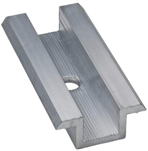 doitBau - 40x Umfangreiche Befestigungen für Solarmodule | PV-Mittelklemme 30 mm in Silber | Befestigungen für Solarmodule | Solarmodul Halterung 30mm | Modulklemmen Solar | Mittelklemmen 30mm Silber