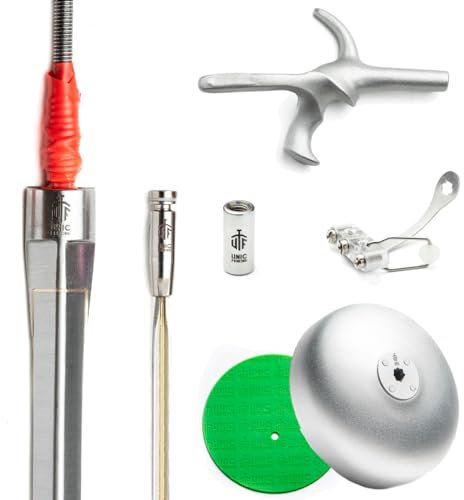 UNIC FENCING Ausrüstung | Pepe Light Non-FIE Klinge | Pistolengriff-Set Custom Fechten Blade Gear (Epee Pistolengriff | Non-FIE-Klinge | Edelstahl | Größen (0, 2, 3, 5) | Standardspitze)
